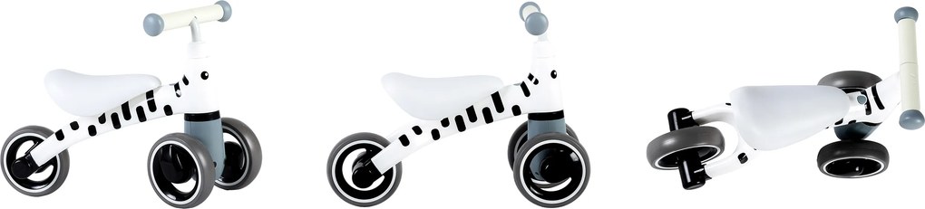 ECOTOYS detské odrážadlo Zebra, EVA kolesá, 12–36 mes., ľahké, s blokádou riadenia