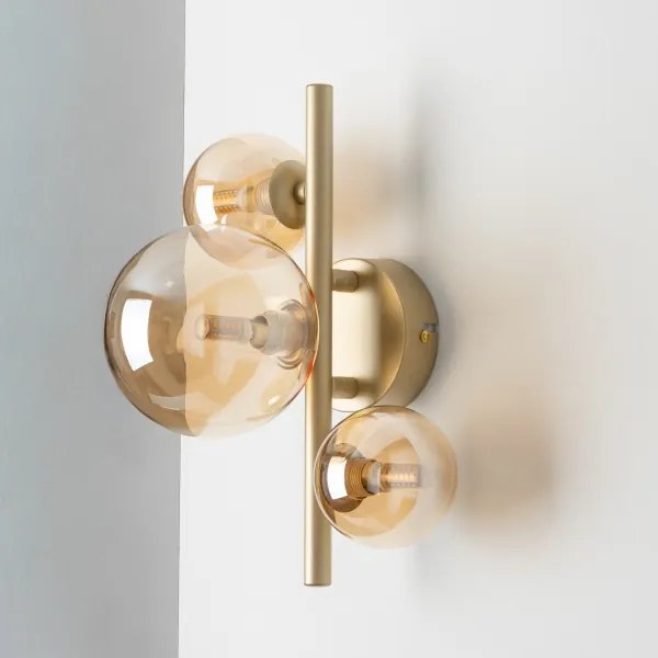 Brilagi - LED Nástenné svietidlo MILLA 3xG9/3W/230V zlatá