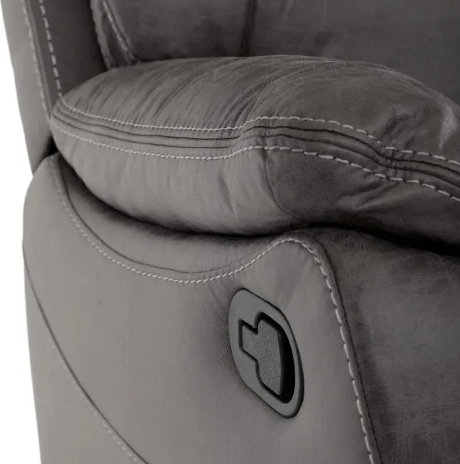 Polohovacie kreslo sivé TV-4092 GREY3