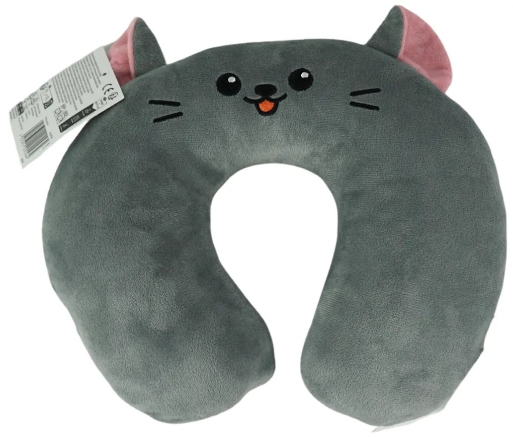 Cestovný vankúšik TRAVEL FRIENDS 33x25 cm plyšový - viac farieb Farba: Zelená