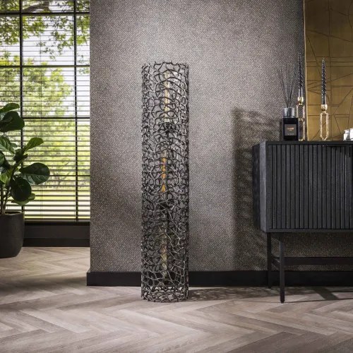 Stojaca lampa 80-45 Weaver 3L Black Aluminium - Komfort-nábytok