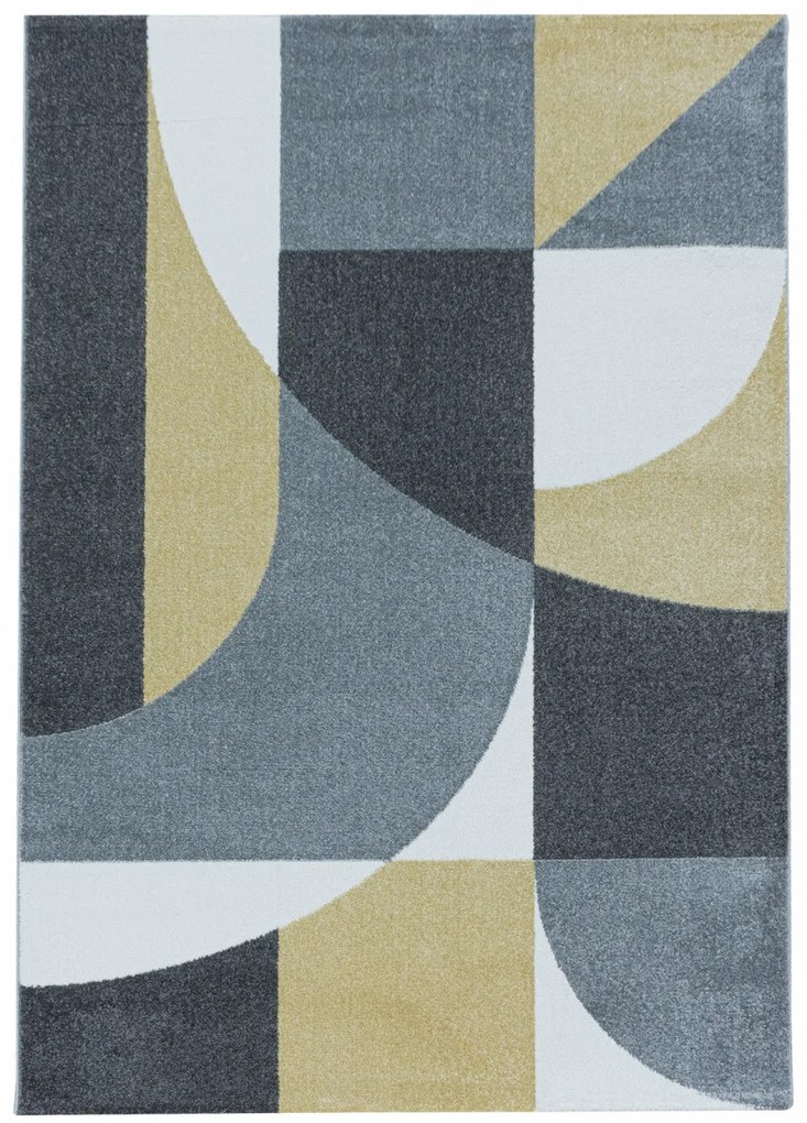 Ayyildiz, Kusový koberec Efor 3711 yellow, 120x170, šedá, obývacia izba