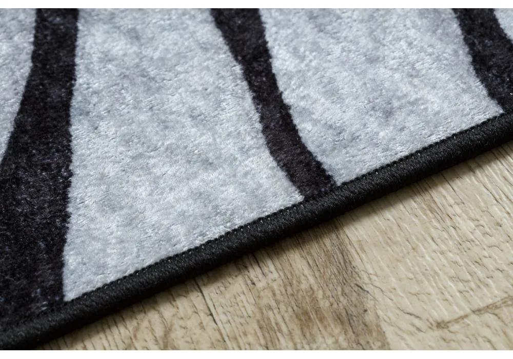 Kusový koberec Asora čiernobielý 80x150cm