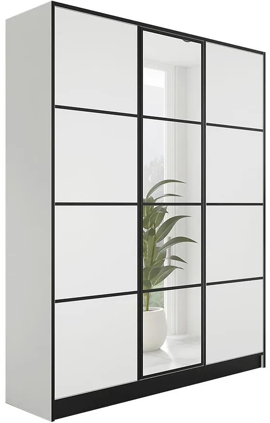 Skriňa Eden 3d 157 Biela 2