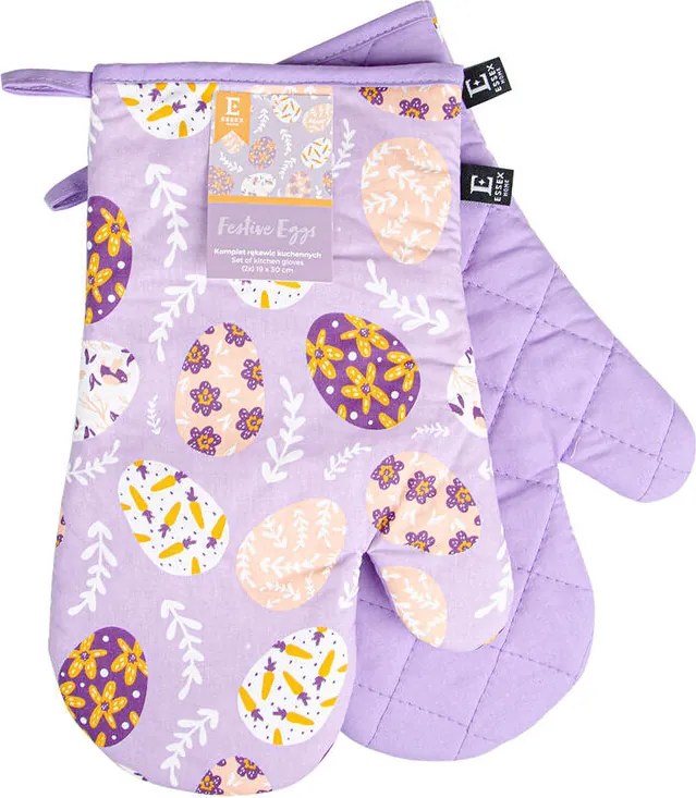Kuchynská chňapka VEĽKONOČNÉ KRASLICE, sada 2 ks