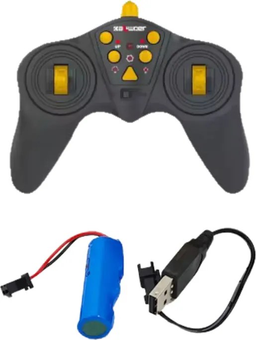 LEAN Toys Stavebné nákladné auto sklápač diaľkovo ovládané RC svetlá LED 1:18