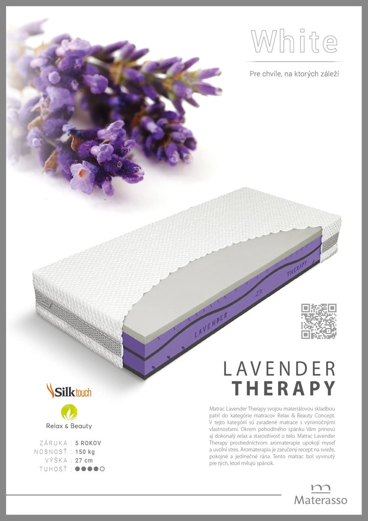 Materasso Penový matrac Lavender Therapy Rozmer: 200 x 200 cm