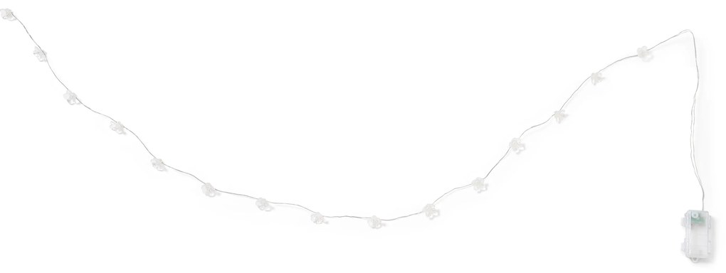 Svetelná reťaz s MICRO LED diódami, kvety