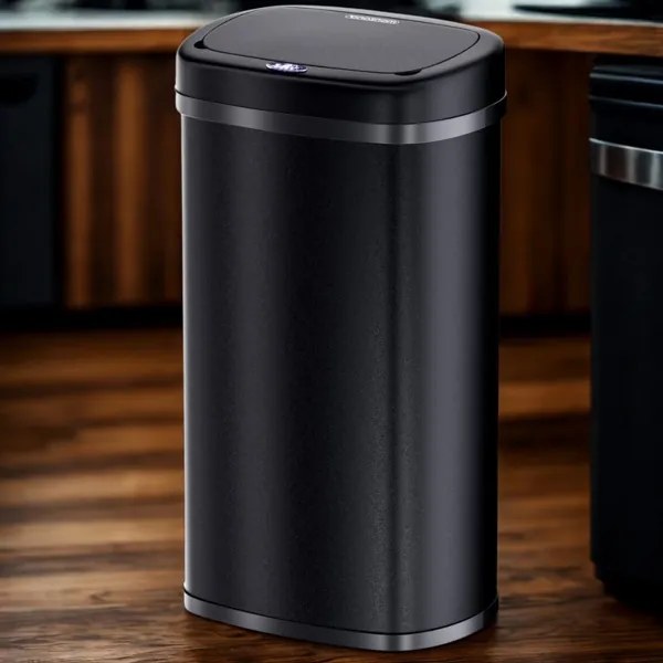 Bezdotykový Jumbo odpadkový kôš 58l čierna USB kábel zdarma