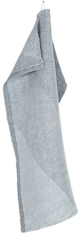 Ľanová utierka Rinne 48x70, sivo-grafitová