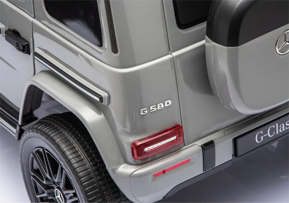 LEAN CARS Akumulátorové vozidlo Mercedes G 4x4 24 V 2580, šedé
