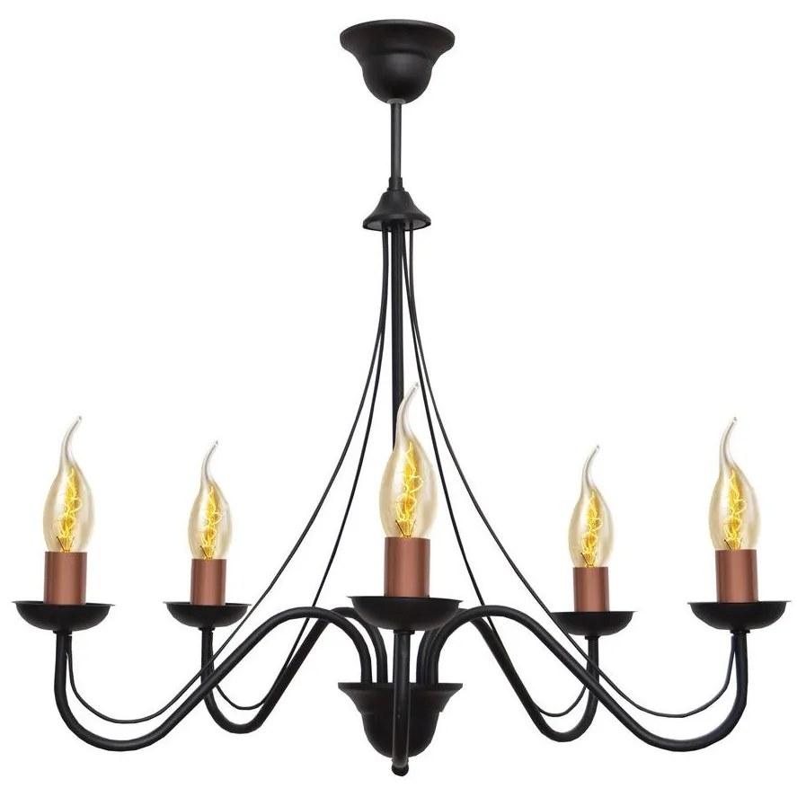 Luster na lanku MALBO III 5xE14/60W/230V