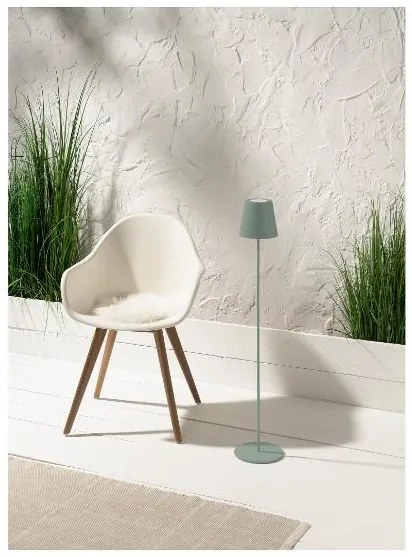 Livarno home Aku LED stojacia lampa (mentolová) (100388042)