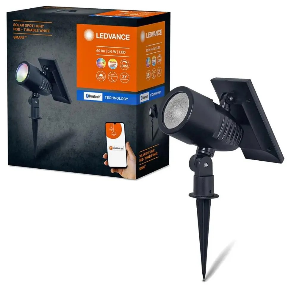 Ledvance - LED RGBW Stmievateľná solárna lampa SMART+ SOLAR LED/0,6W/3,7V IP44 P225317