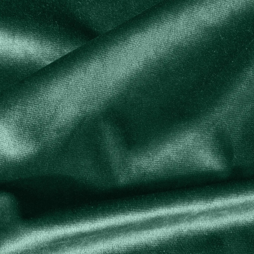 Záves z jemného zamatu so zamatovou textúrou, zelený  140 x 270
