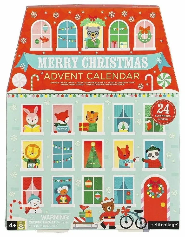 Petit Collage Vianočný adventný kalendár