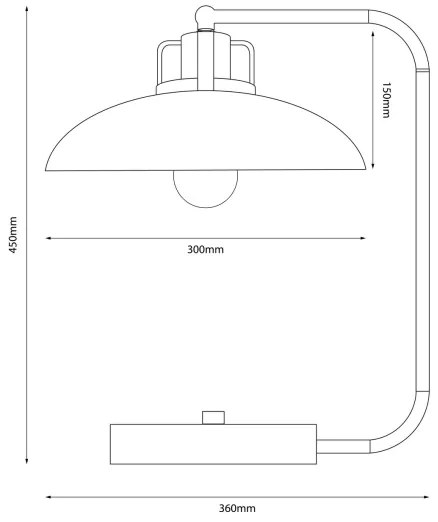 Brilagi - Stolná lampa FLAMENGO 1xE27/60W/230V modrá
