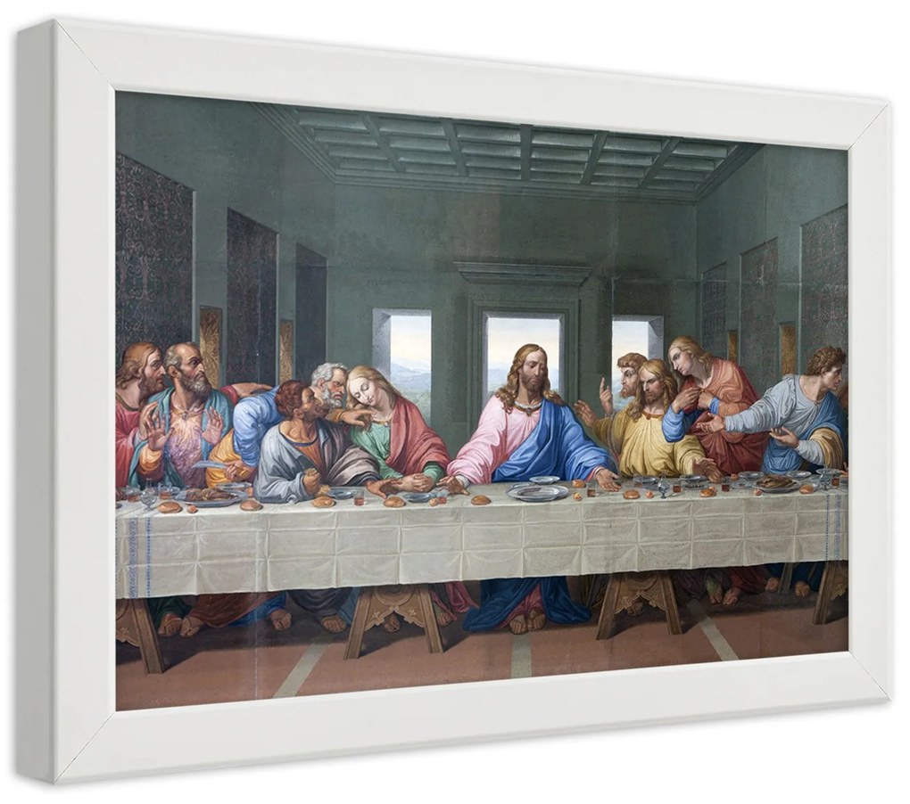 Gario Plagát Úryvok diela Posledná večera - Leonardo da Vinci, reprodukcia Farba rámu: Bez rámu, Rozmery: 60 x 40 cm