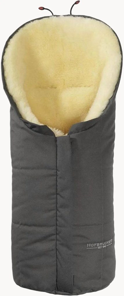 Detský vak z ovčej kože do autosedačky a kočíka Eskimo