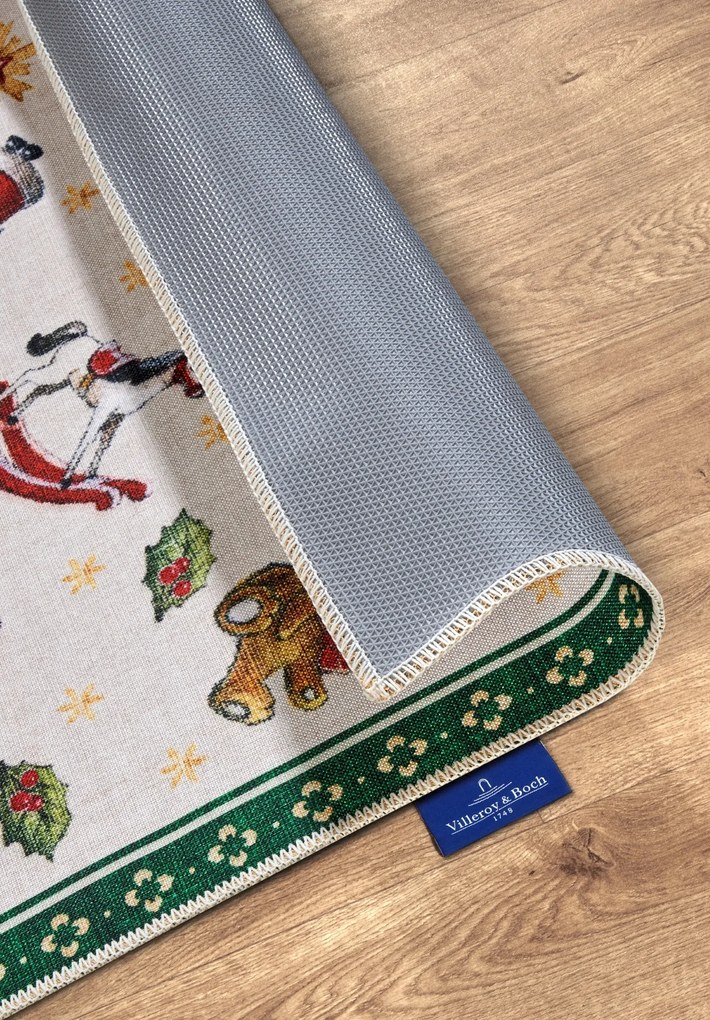 Villeroy & Boch, DOPREDAJ: 80x200 cm Běhoun Villeroy & Boch Toy's delight s potiskem 106193 Green, Multicolor, 80x200, zelená, obývacia izba