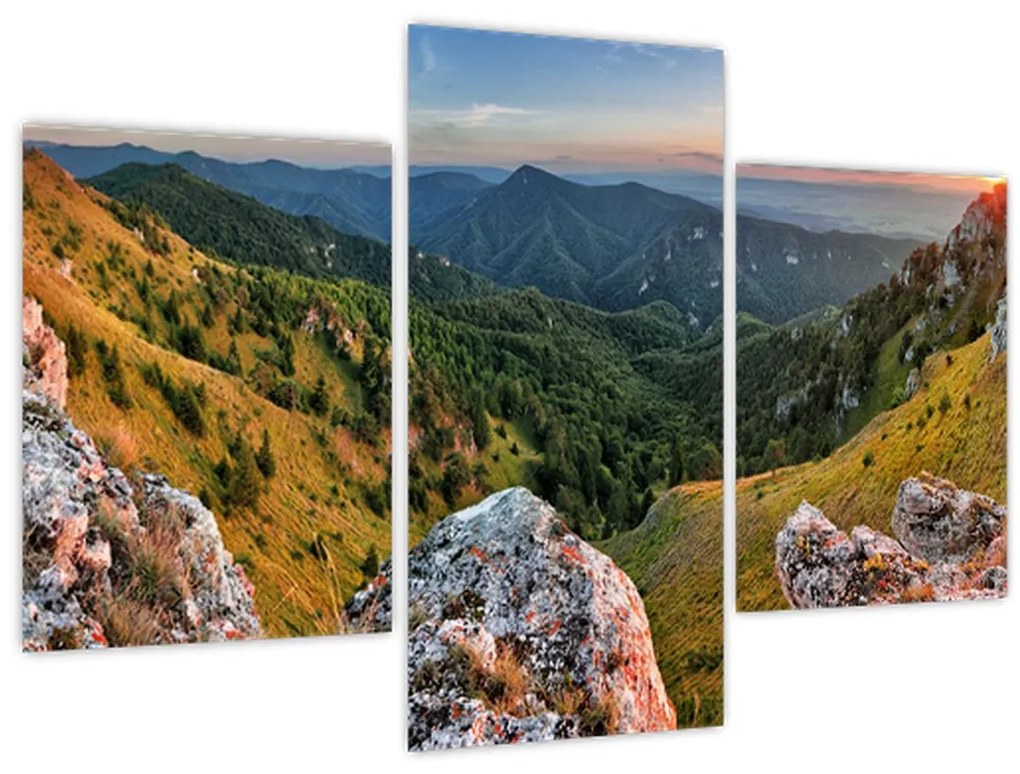 Obraz - Horská krajina (90x60 cm)