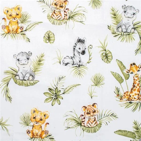 2-dielne posteľné obliečky 100/135 cm Jungle