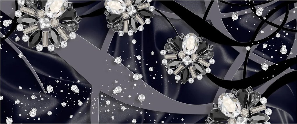 Obraz - Diamanty v priestore (120x50 cm)