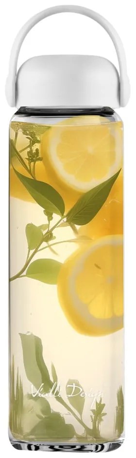 Biela sklenená fľaša 540 ml Fuori – Vialli Design