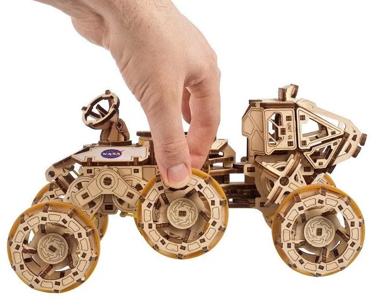 Ugears 3D drevené mechanické puzzle Mars Rover