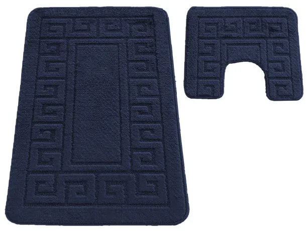 Sada kúpeľňových koberčekov Montana Ethnic Saphire