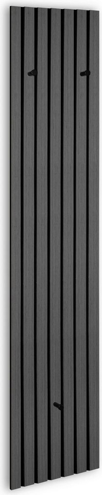 XXXLutz VEŠIAKOVÝ PANEL, sivá, čierna, 25/160/7 cm Xora - Vešiakové steny - 001234013004