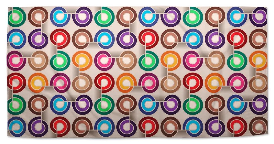 Sablio Uterák Farebné špirály - 50x100 cm