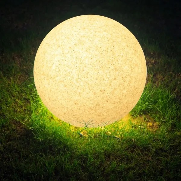 Vonkajšia lampa ARGENTO 1xE27/15W/230V pr. 40 cm IP65 šedá