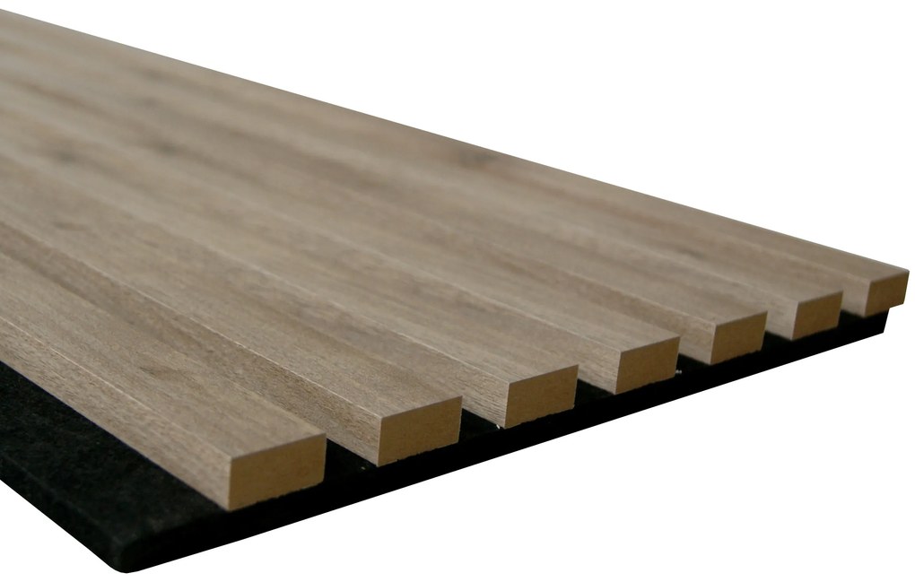 TRENDIE 3D Drevené lamely na stenu 255x30 cm - ORECH