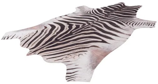 Kusový koberec Toledo 192 black white, 155x190 tvar kožušiny, čiernobiela, chodba / predsieň, Obsession