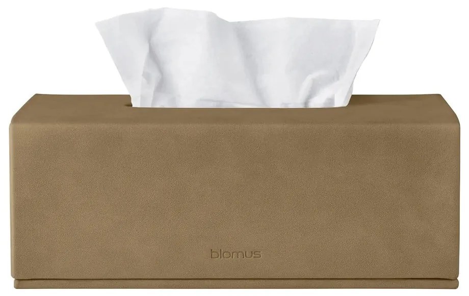 Box na vreckovky z umelej kože Sahla – Blomus