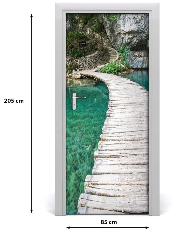 Fototapeta na dvere Plitvické jazero 85x205 cm