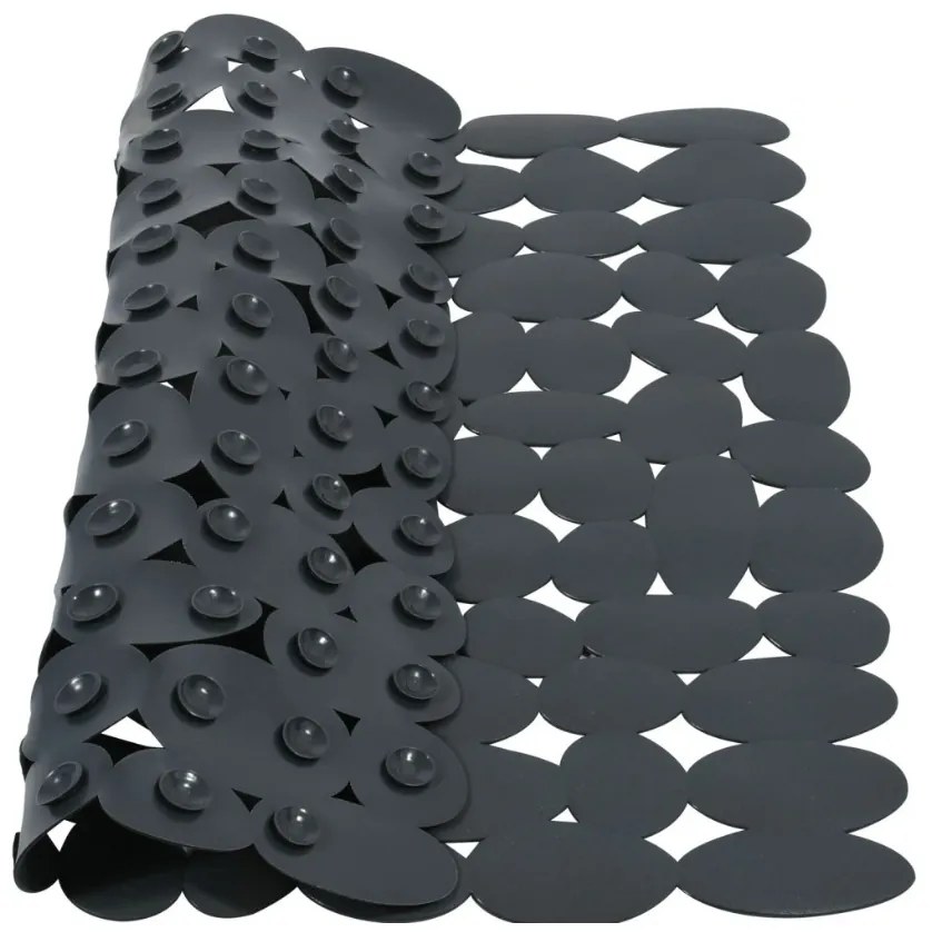 Spirella Protišmyková podložka do sprchy MARATHON, tmavosivá, 54 x 54 cm