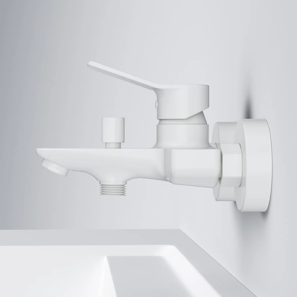 Vaňová a sprchová batéria AM.PM X-Joy FXA10033 jednopáková, biela