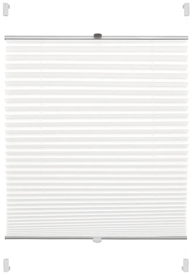 Biela roleta 42,5x150 cm Plisé Verona – Gardinia