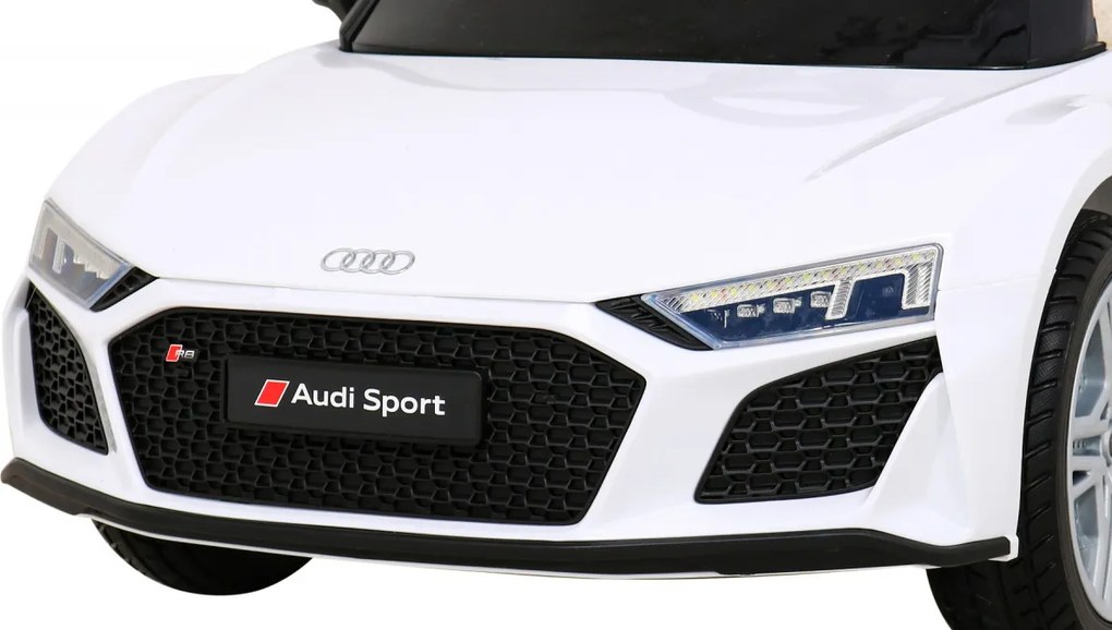 Ramiz Audi R8 LIFT batérie auto biela + diaľkové ovládanie