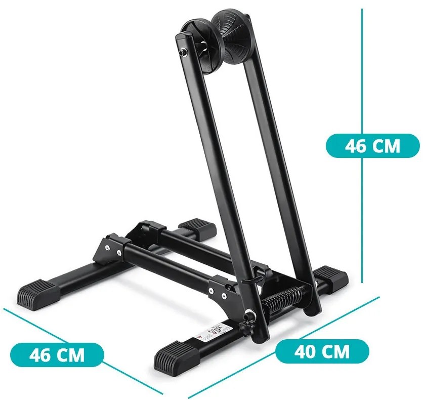 Skladací stojan na uskladnenie bicyklov