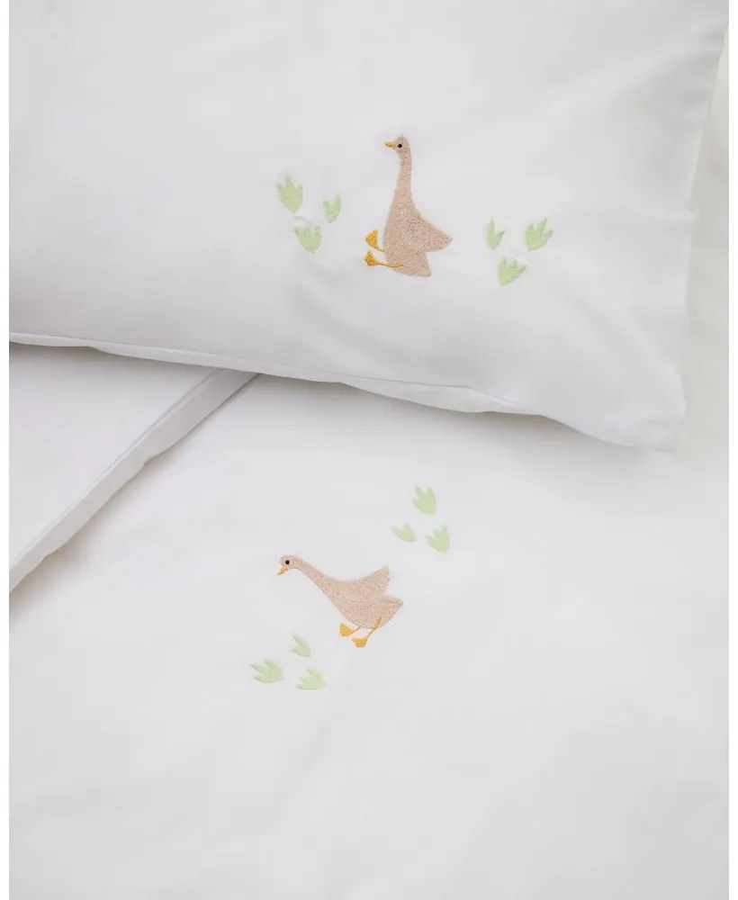 Biele detské obliečky do postieľky z bavlneného perkálu 70x140 cm Milu – Kave Home