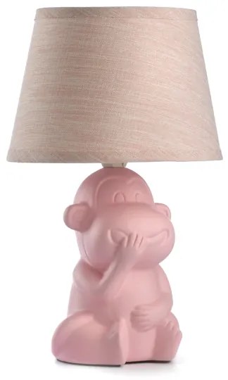 ONLI - Stolná lampa MONKEY 1xE14/6W/230V ružová