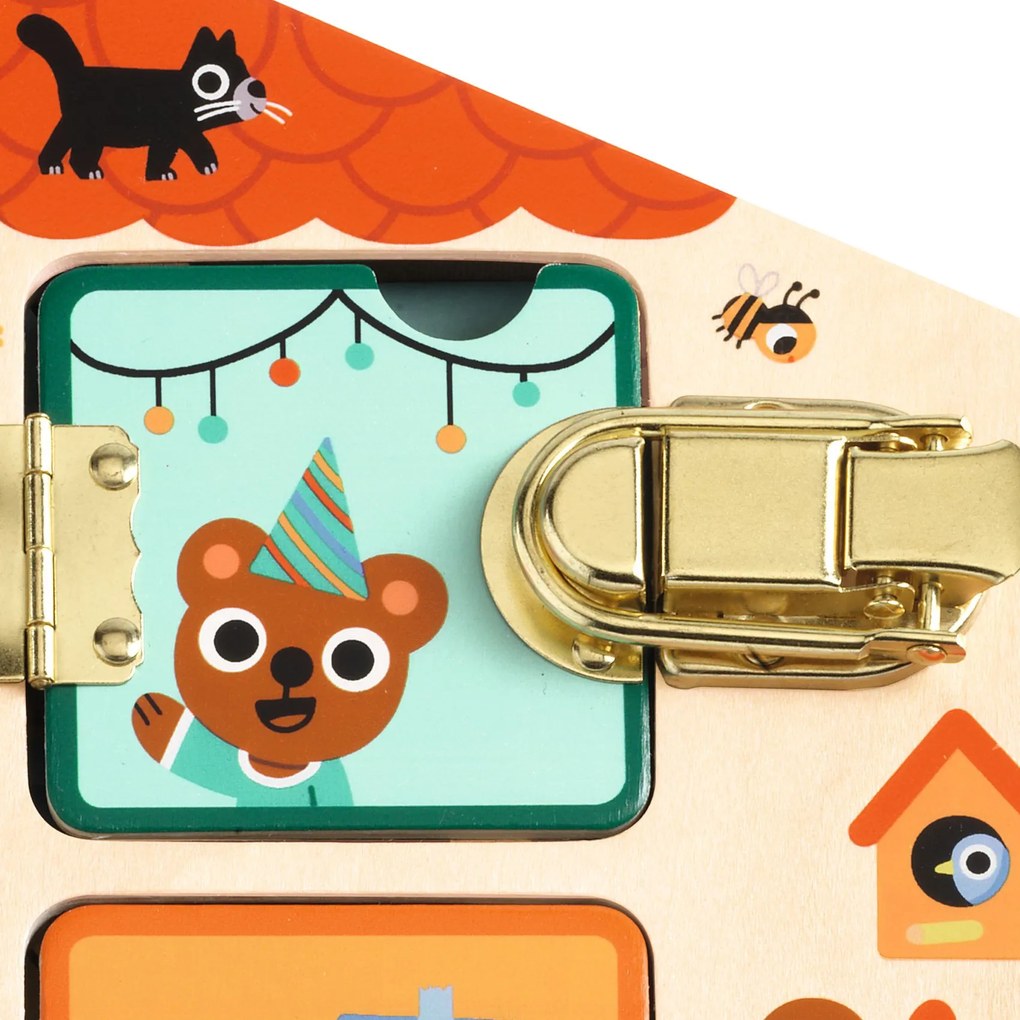 Domček so zámkami - mačička slávi narodeniny