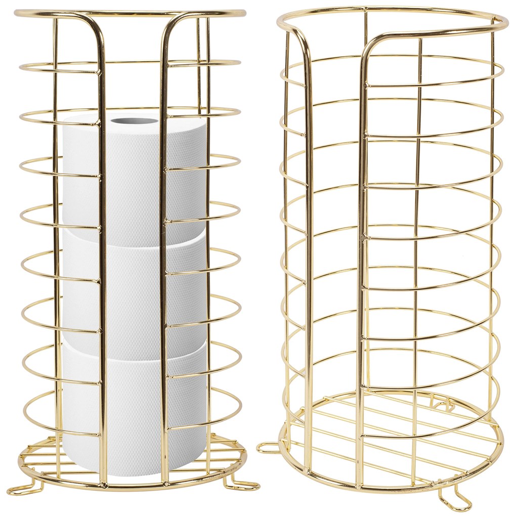 Tutumi Tutumi, zásobník na toaletný papier P11899, zlatá lesklá, REA-50002
