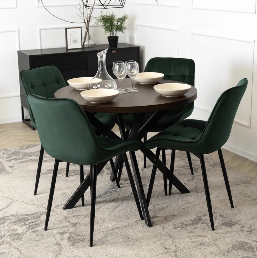 Stôl RENO 90–190 cm Dub Zlatý/Čierny