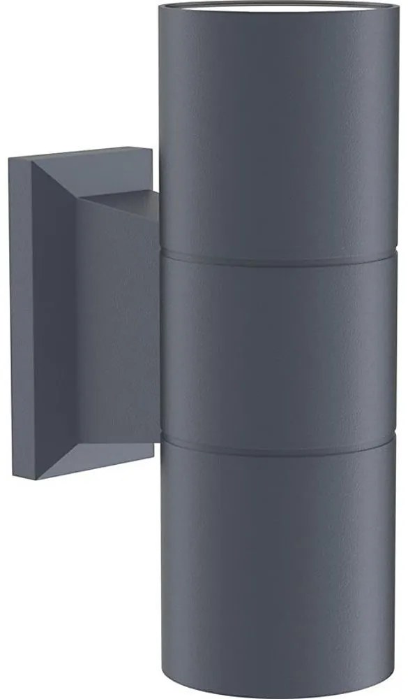 Maytoni O574WL-02GR -Vonkajšie nástenné svietidlo BOWERY 2xGU10/50W/230V IP54 antr