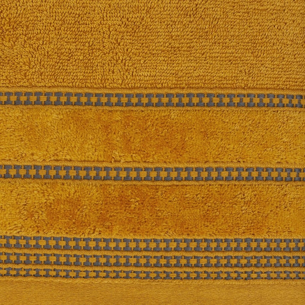 BAVLNENÝ UTERÁK AMANDA5 70X140 CM HORČICOVÁ