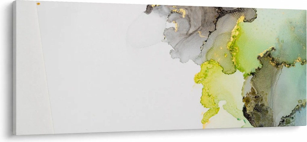 Obraz - Abstraktné umenie atramentom (120x50 cm)